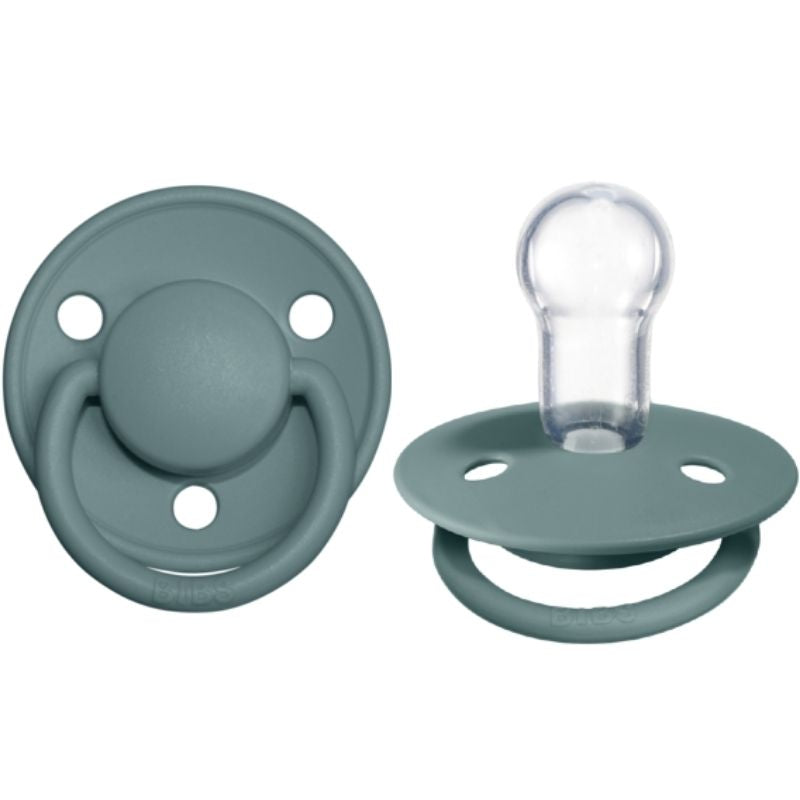 De Lux Silicone Natural Pacifier - 2 Pack Island Sea