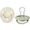De Lux Silicone Natural Pacifier - 2 Pack Ivory/Sage