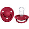 De Lux Silicone Natural Pacifier - 2 Pack Ruby