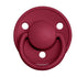 De Lux Silicone Natural Pacifier - 2 Pack Ruby