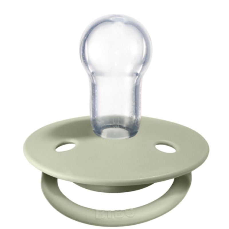 De Lux Silicone Natural Pacifier - 2 Pack Sage