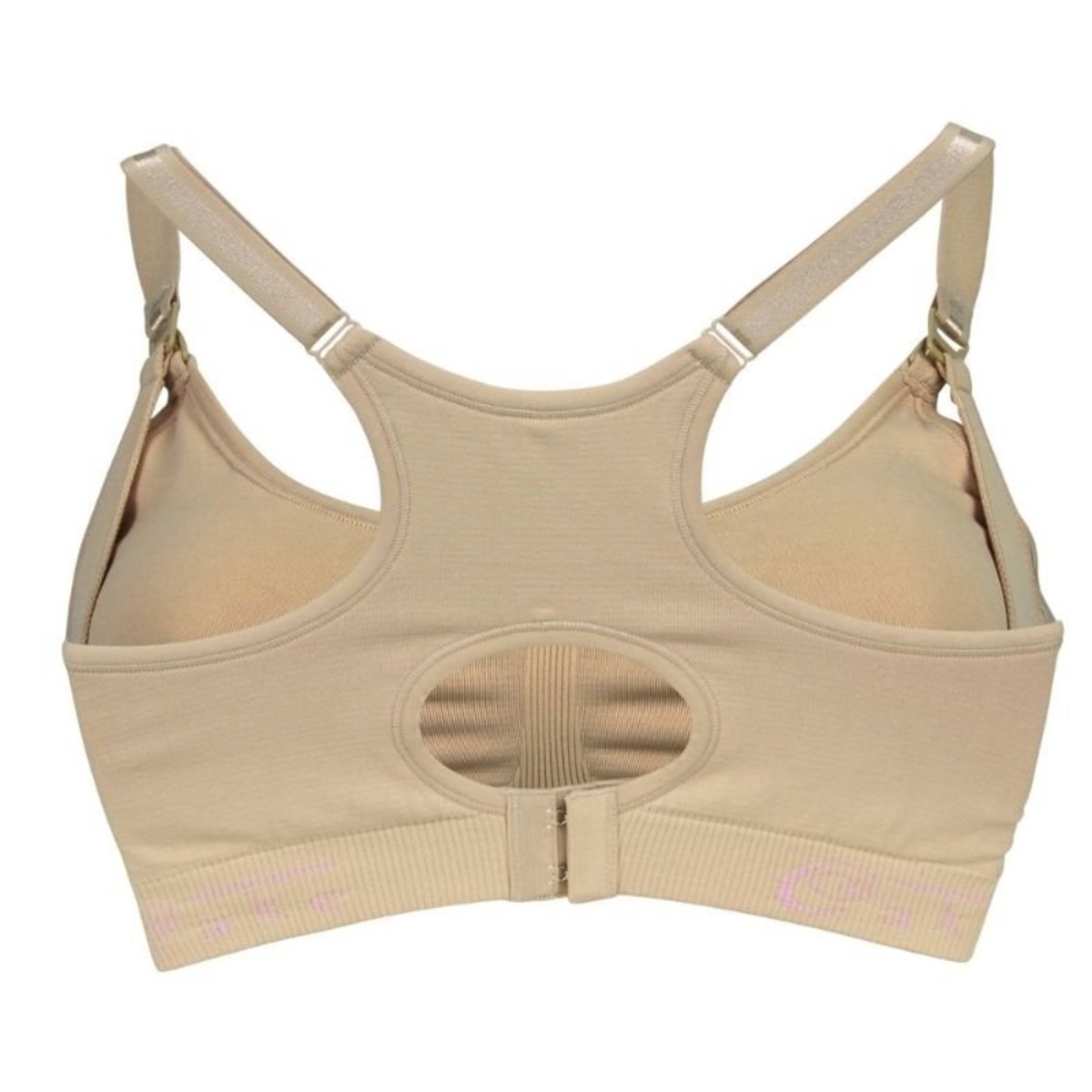 Cotton Candy Nursing Bra Black Nude