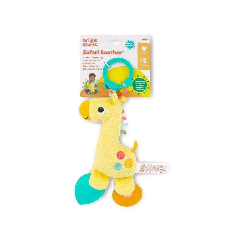 Safari Soother Rattle & Teether Toy