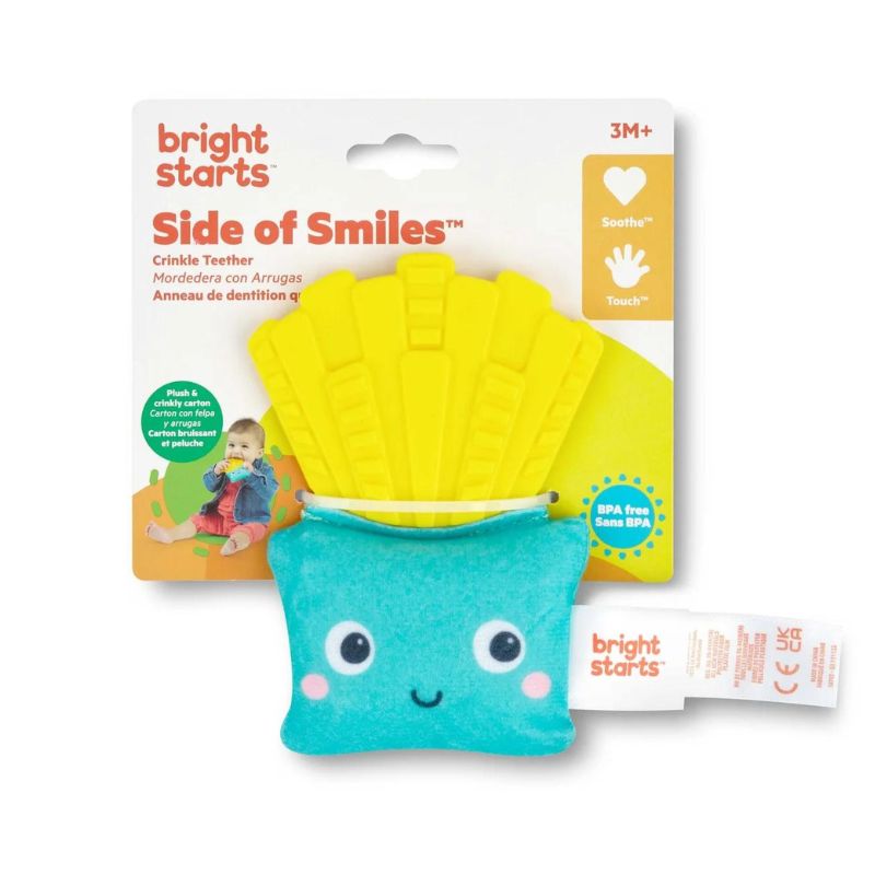 Side of Smiles Crinkle Teether | Snuggle Bugz | Canada's Baby Store