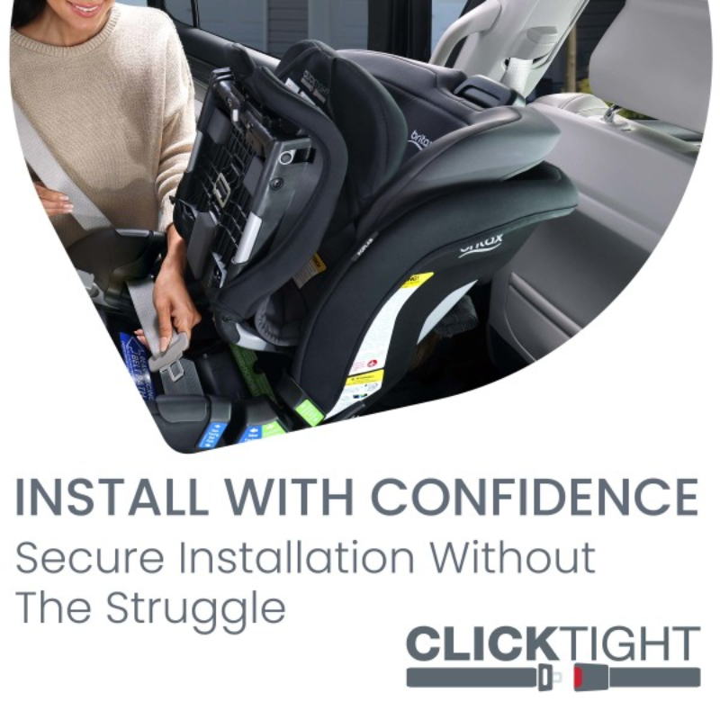 Poplar Convertible Car Seat with ClickTight Installation