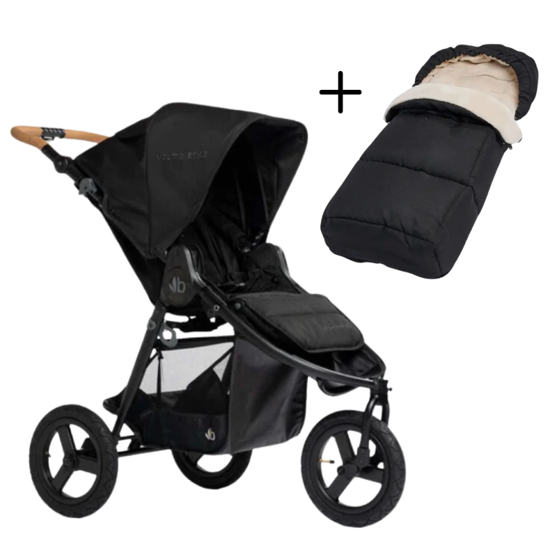 Indie All-Terrain Stroller + Cold Weather Footmuff Bundle