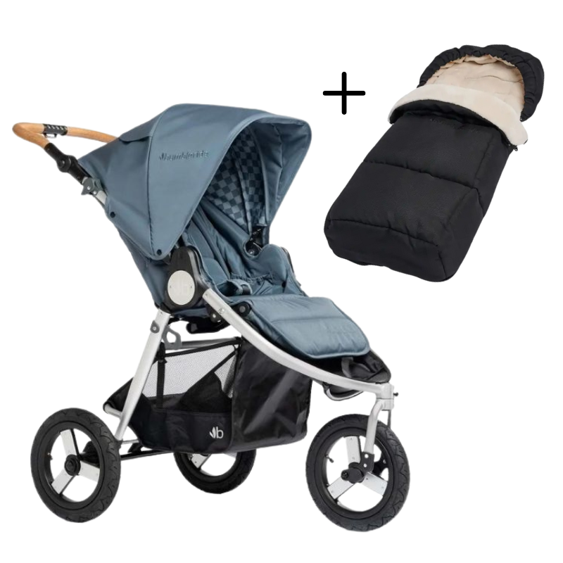 Indie All-Terrain Stroller + Cold Weather Footmuff Bundle