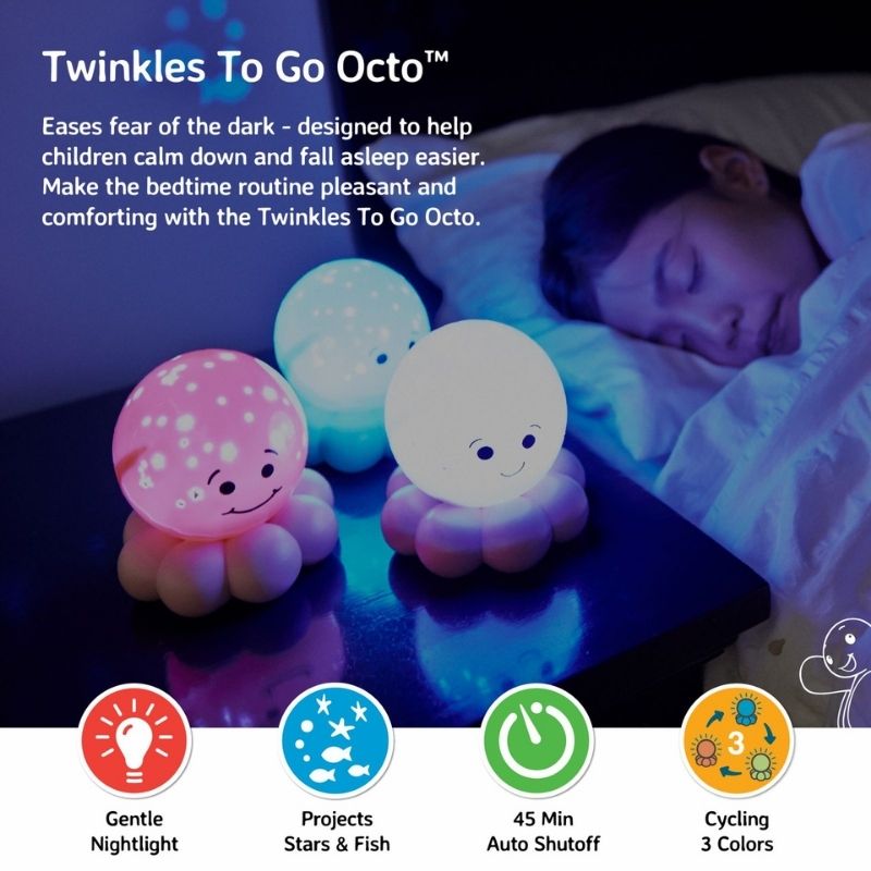 Twinkles To Go Octo Nightlight Pink