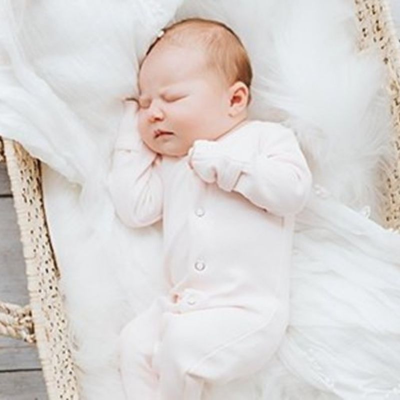Organic Snap Sleepers Blush