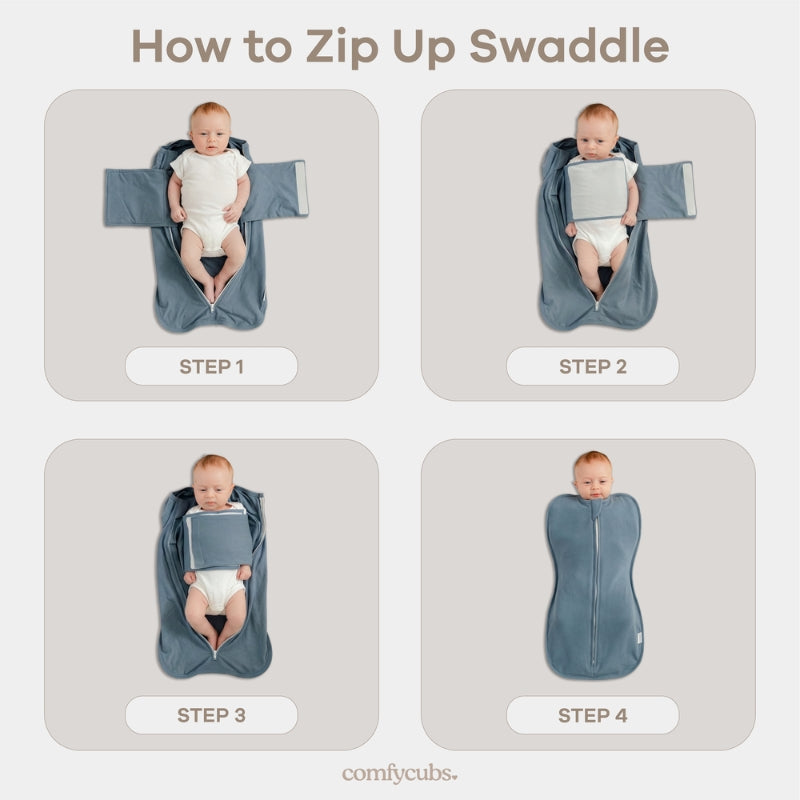 Easy Zipper Swaddle Blankets