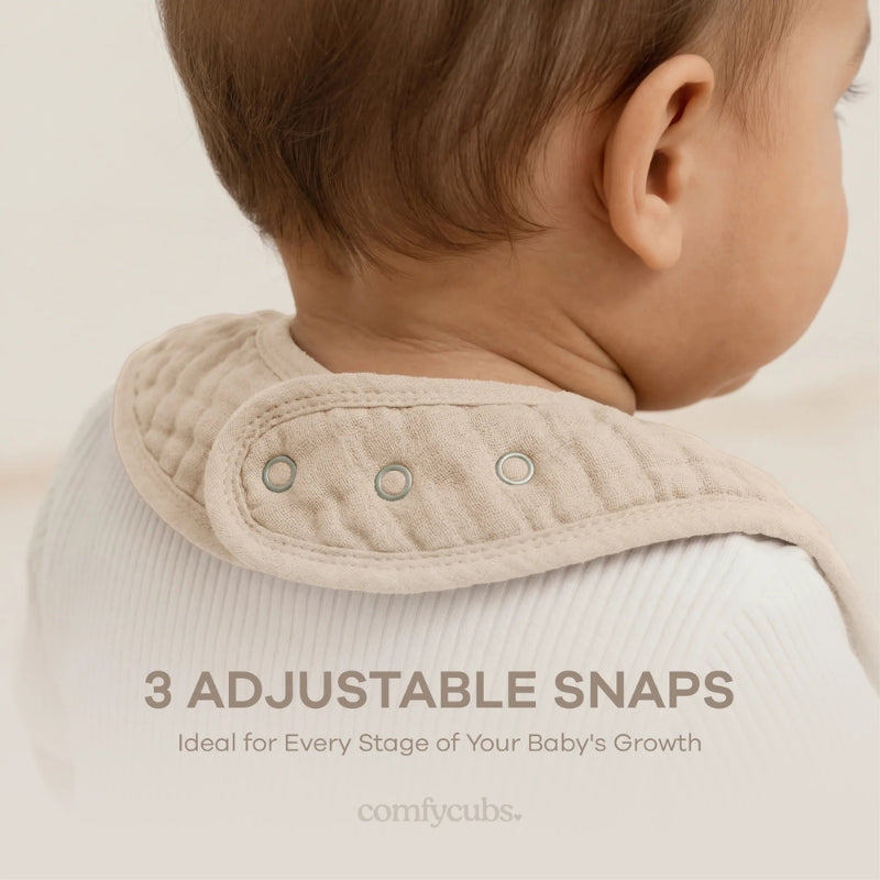 Muslin Bibs - 4 Pack