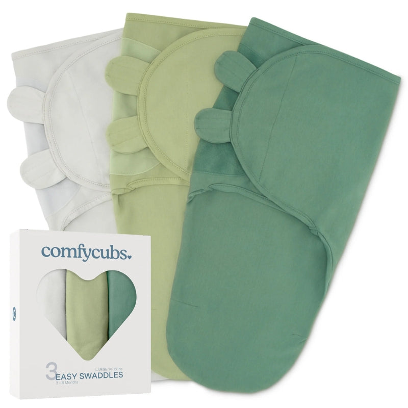 Easy Swaddle Blankets - 3 Pack