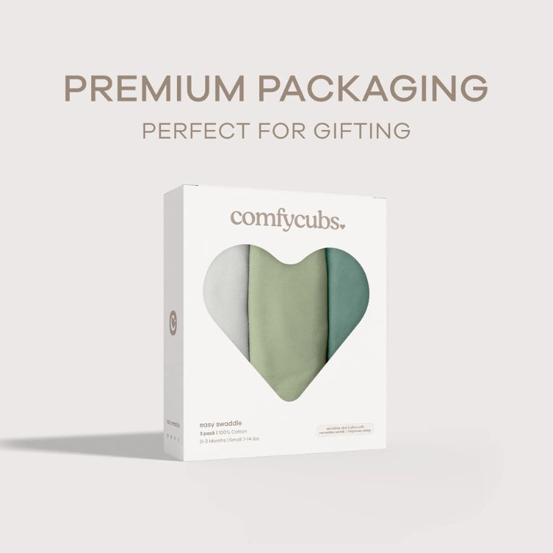 Easy Swaddle Blankets - 3 Pack