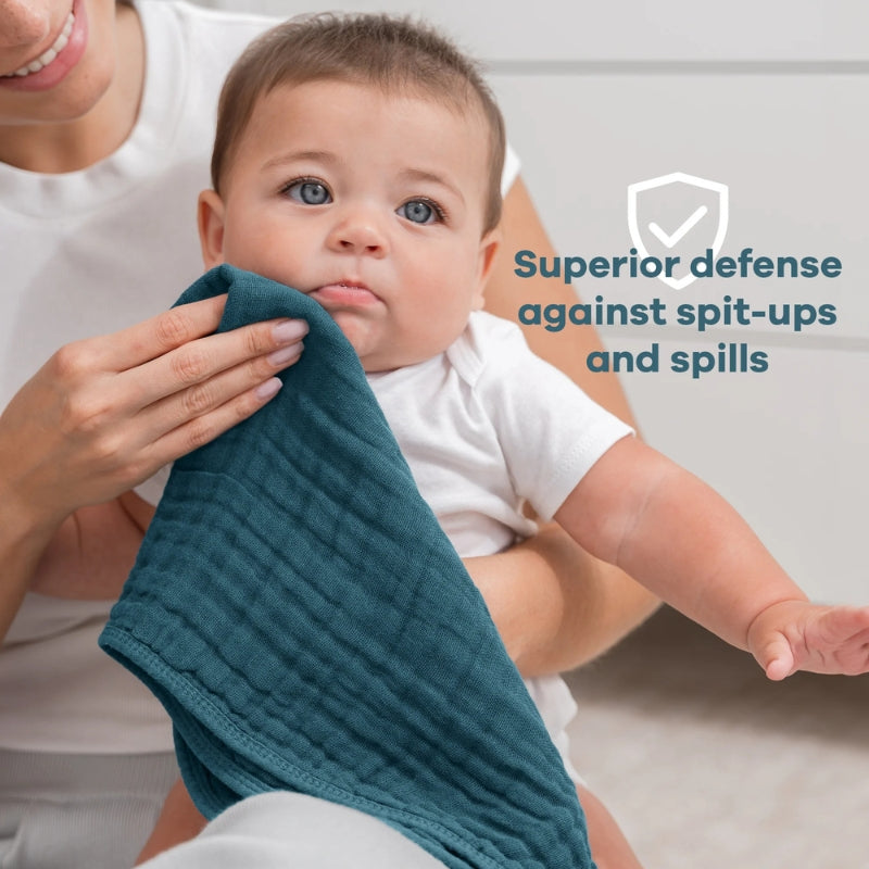 Muslin Burp Cloths - 6 Pack