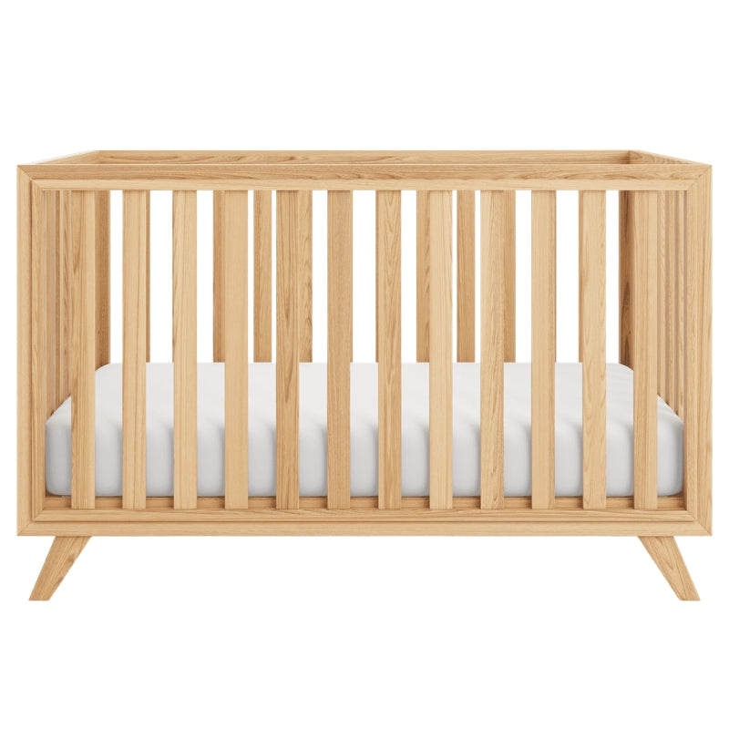 Natural Wood Baby Crib