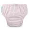 Reusable Swim Diaper with Drawstring Pencil Stripes Pink