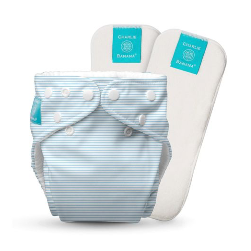 One Size Cloth Diaper with 2 Inserts