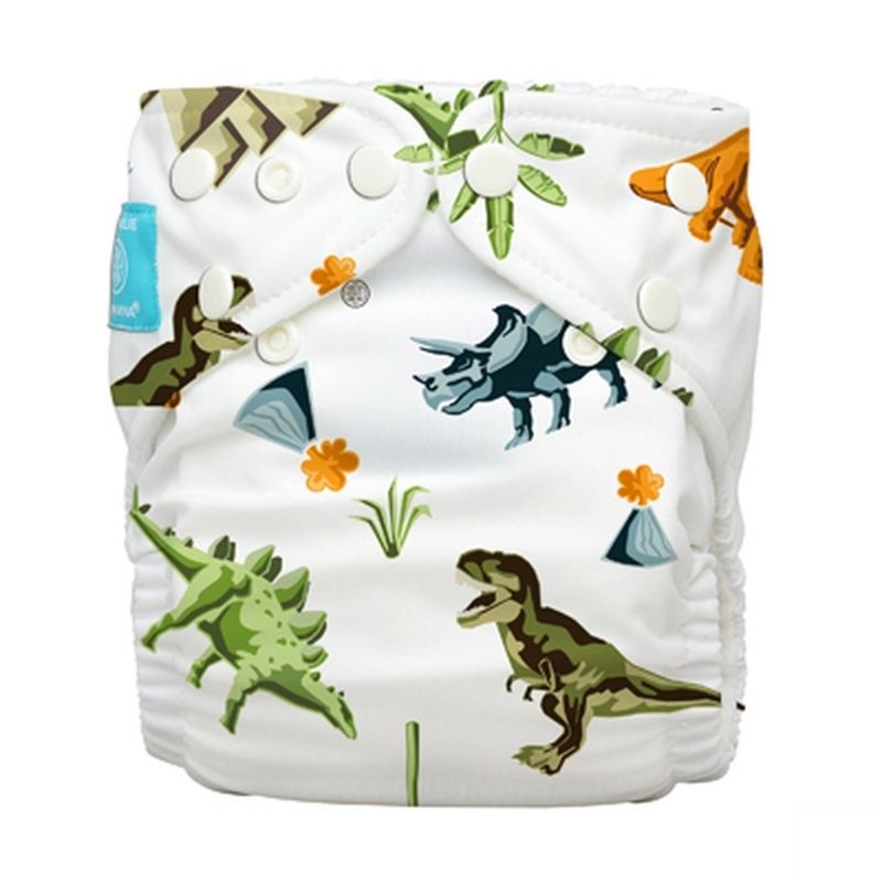 Reusable Cloth Diaper- One Size Dinosaurs