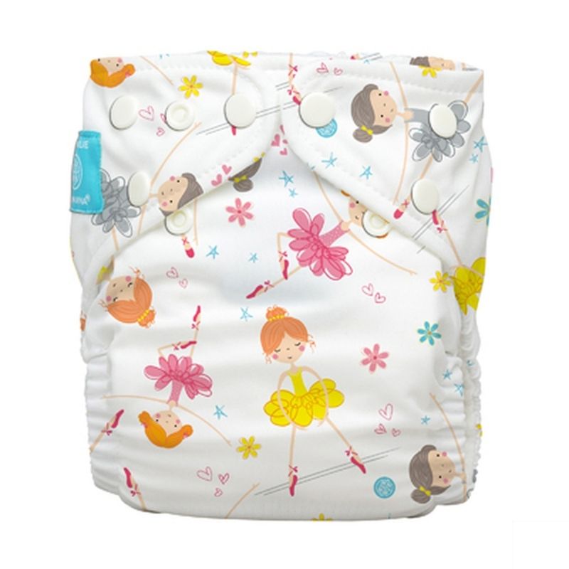 Reusable Cloth Diaper- One Size Diva Ballerina