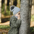 Merino Pom Pom Hat Grey