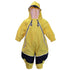 One Piece Double Zippered Rain Suit Yellow