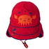 UV Flap Hat Racy Red