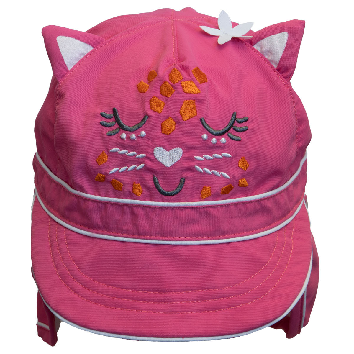 Quick Dry Flap Hats Hot Pink