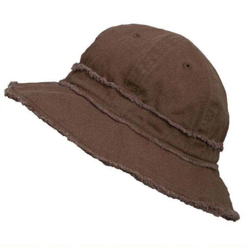 Lightweight Cotton Bucket Hats Tobacco