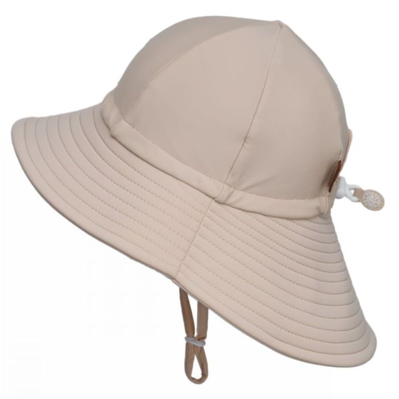 Girls UV50+ Grow With Me Hat Beige