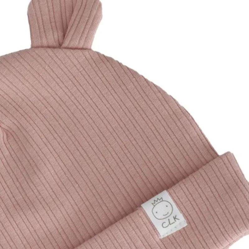 Bonnet bébé en tricot de coton