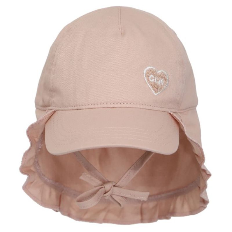 Ball cap with neck flap on sale