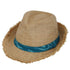 Boys Rafia Fedora Hat