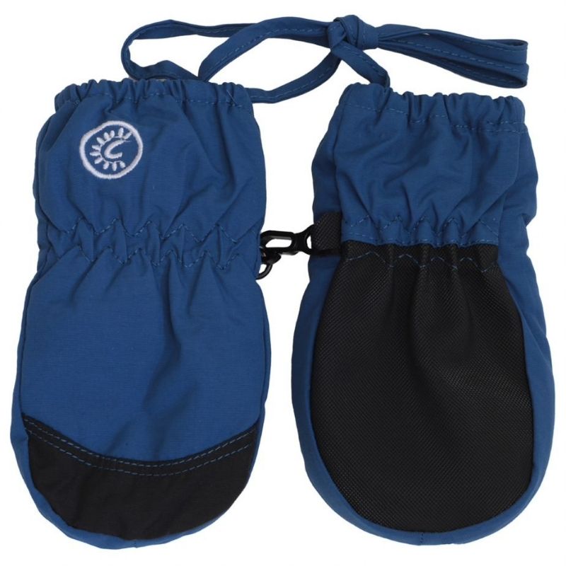 No Thumb Mitts Denim Blue
