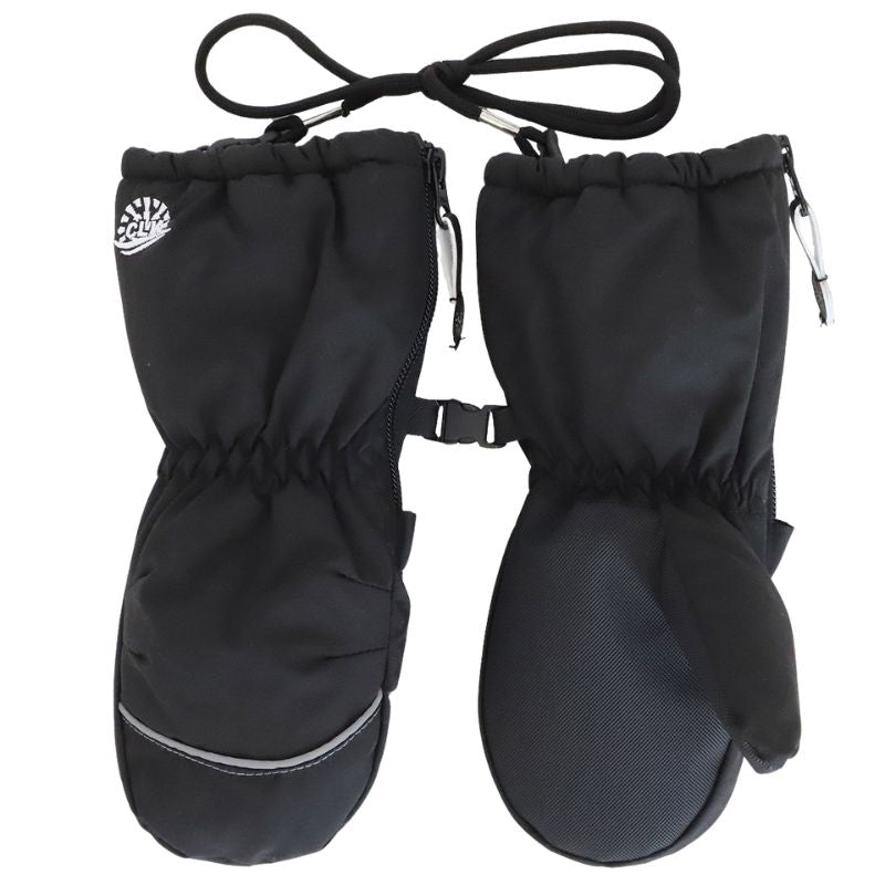 Long Waterproof Mittens Black