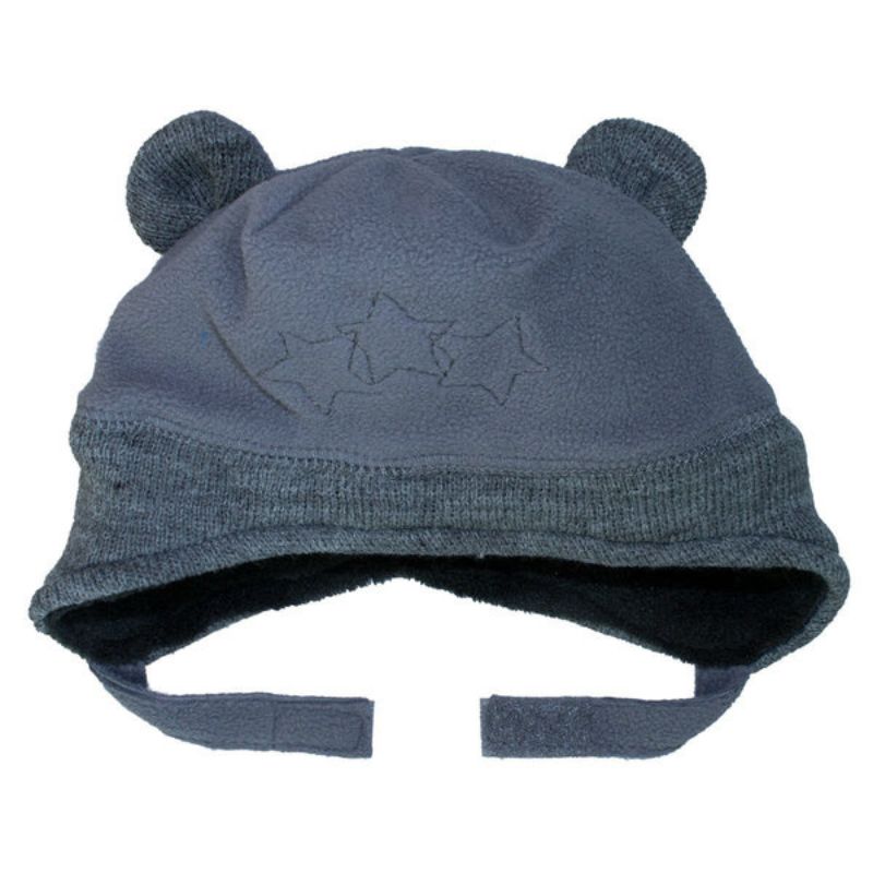 Fleece Velcro Hat Graphite