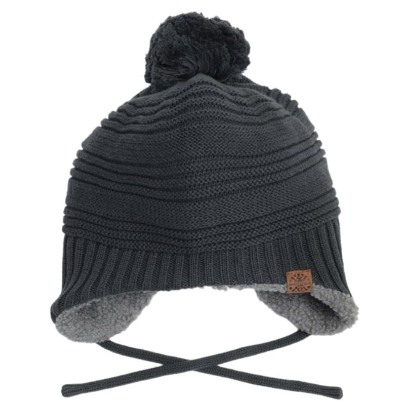 Knitted Pom Pom Hat