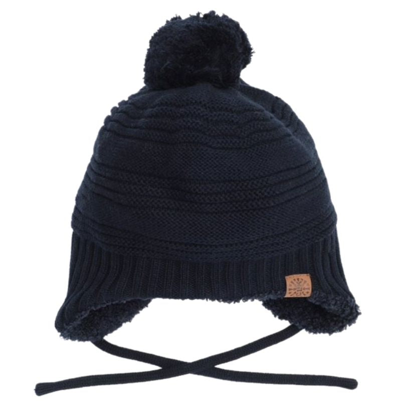 Knitted Pom Pom Hat