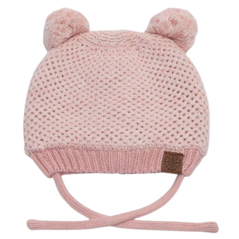 Cotton Knit PomPom Hat