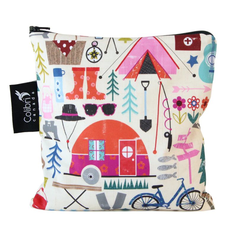 Large Snack Bags Happy Camper