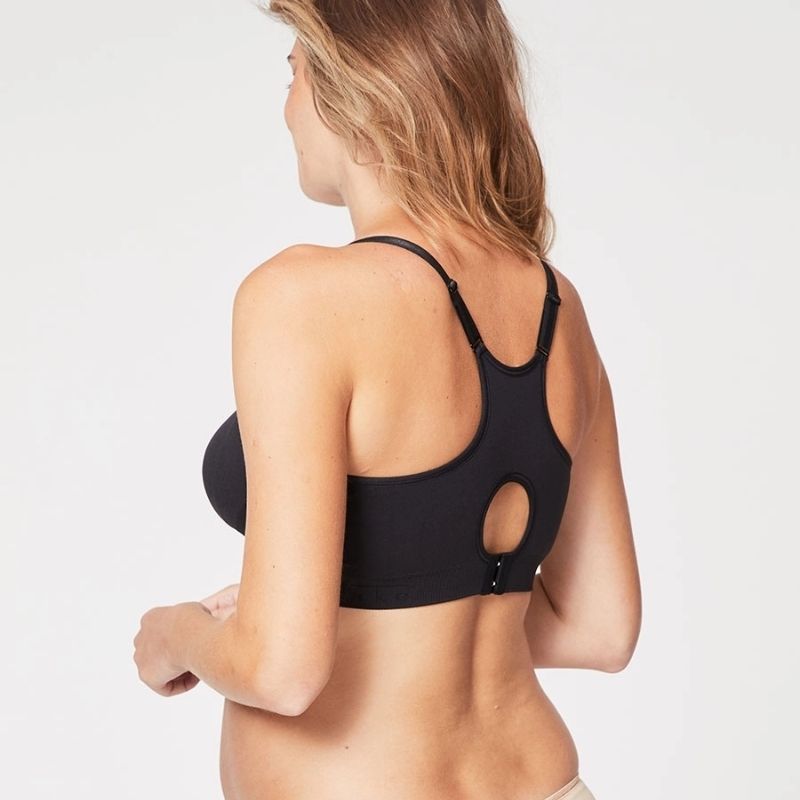 Cotton Candy Nursing Bra Black Black