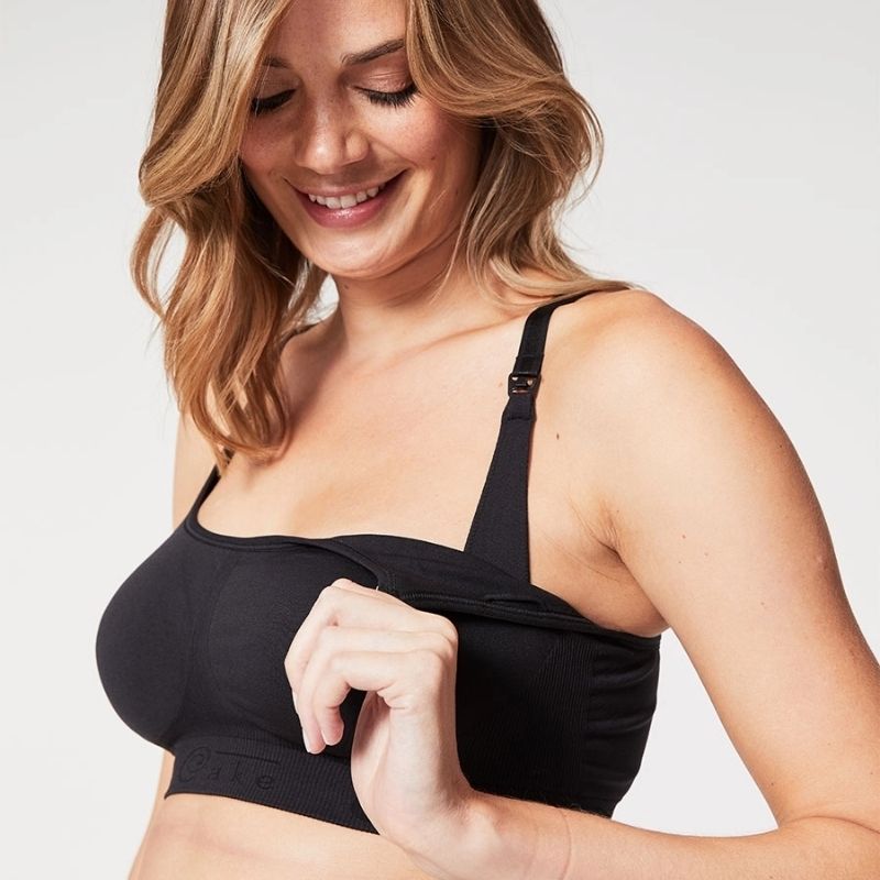 Cotton Candy Nursing Bra Black Black