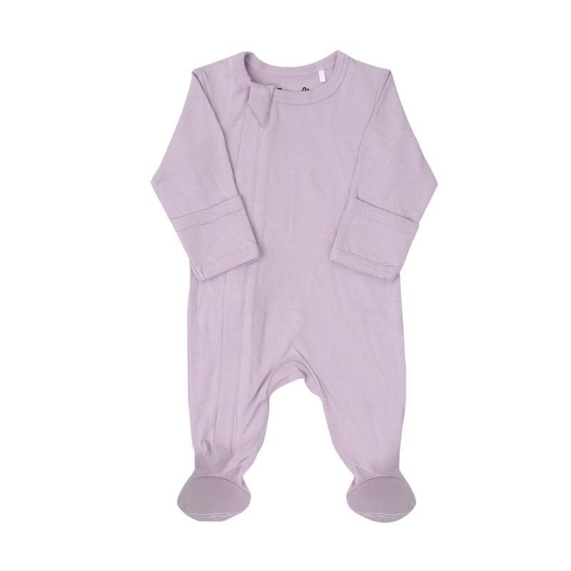 Zipper Footies Lavender Fog