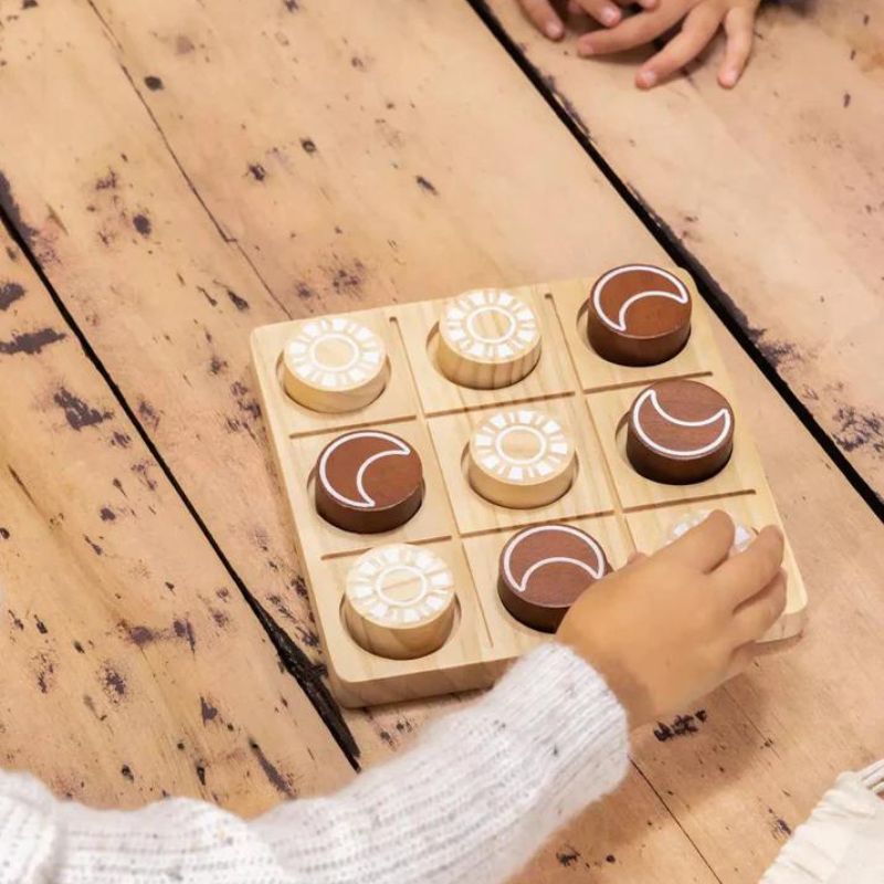 Wooden Tic Tac Toe Playset