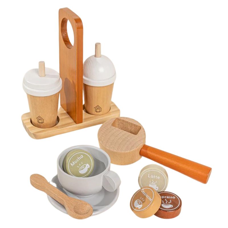 Playwell - Cuisine pour enfants en bois Wit - Accessoires de
