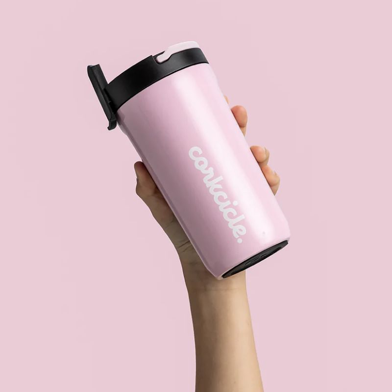 12oz Kids Cup with Lid Rose Quartz