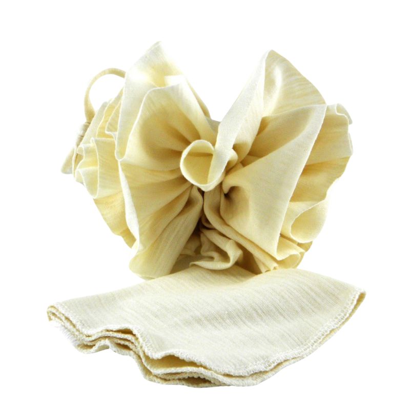 Organic Baby Wash Cloth & Bath Pouf