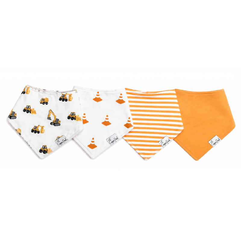 Bandana Drool Bibs - 4 Pack