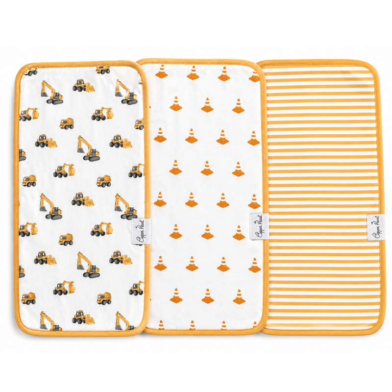 Premium Burp Cloths - 3 Pack