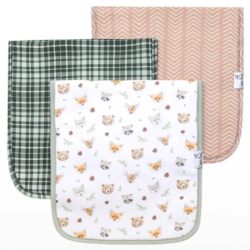 Premium Burp Cloths - 3 Pack