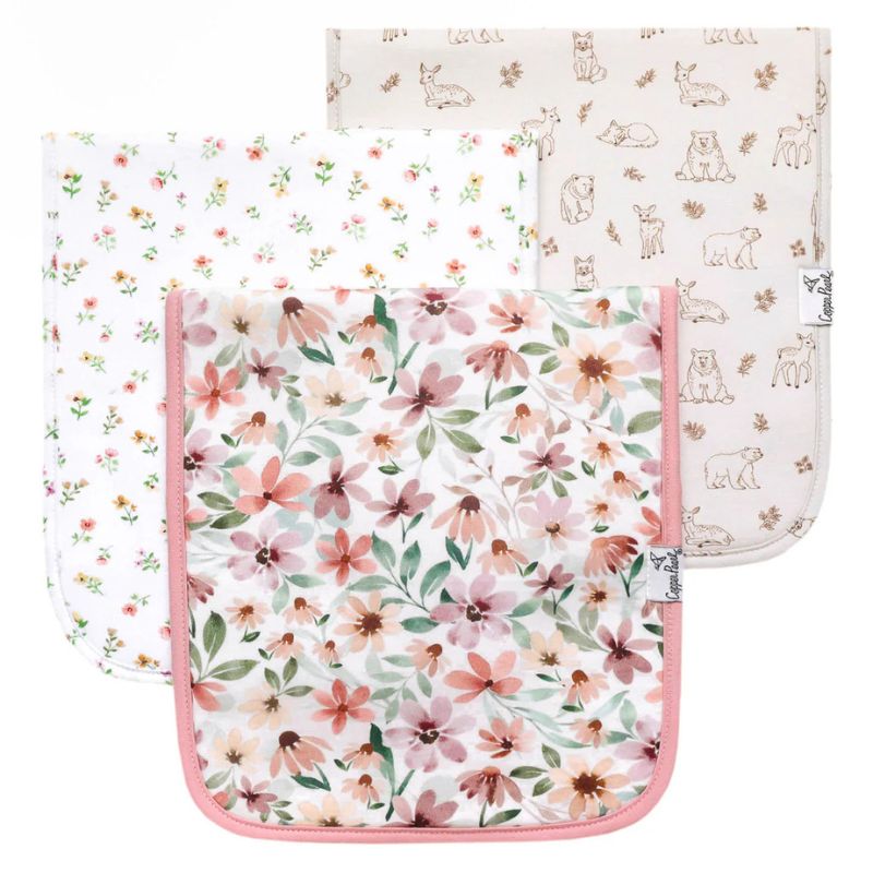 Premium Burp Cloths - 3 Pack